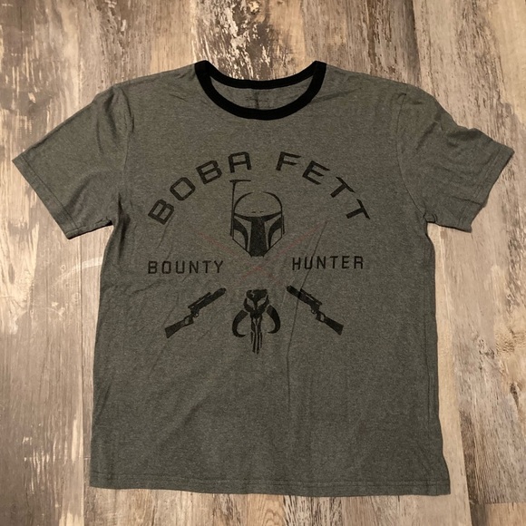 Disney Boba Fett Star Wars Mens T-shirt - Picture 1 of 4